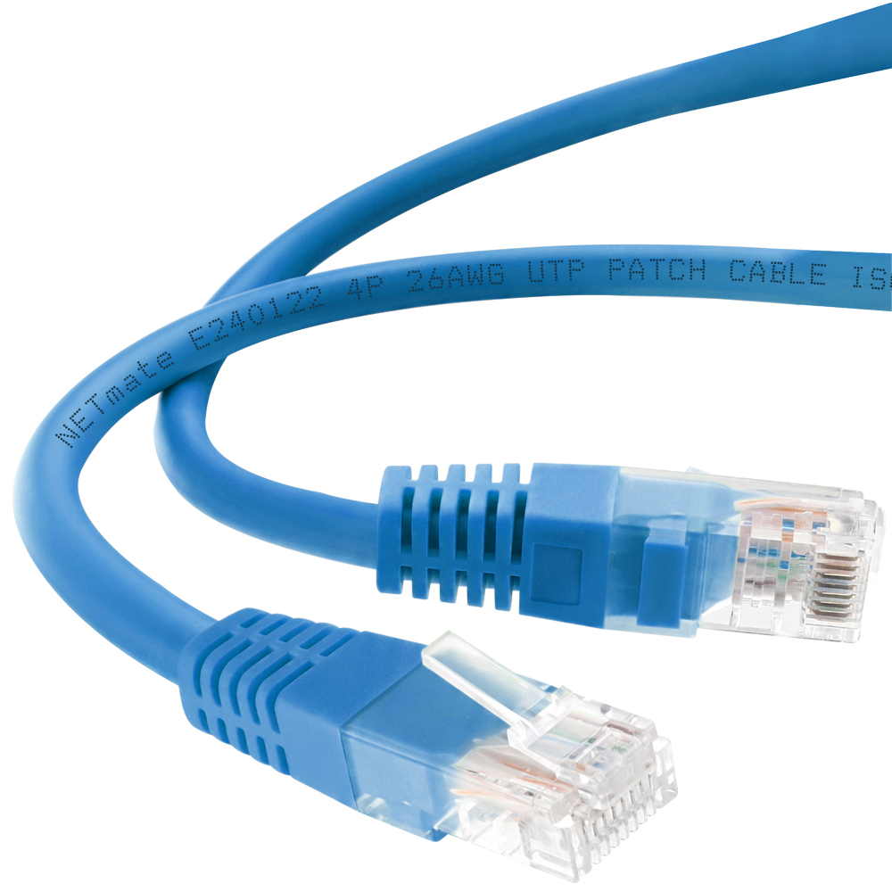 강원전자 넷메이트 CAT.5E UTP 랜 케이블 7m, 블루 NMC-U507BL