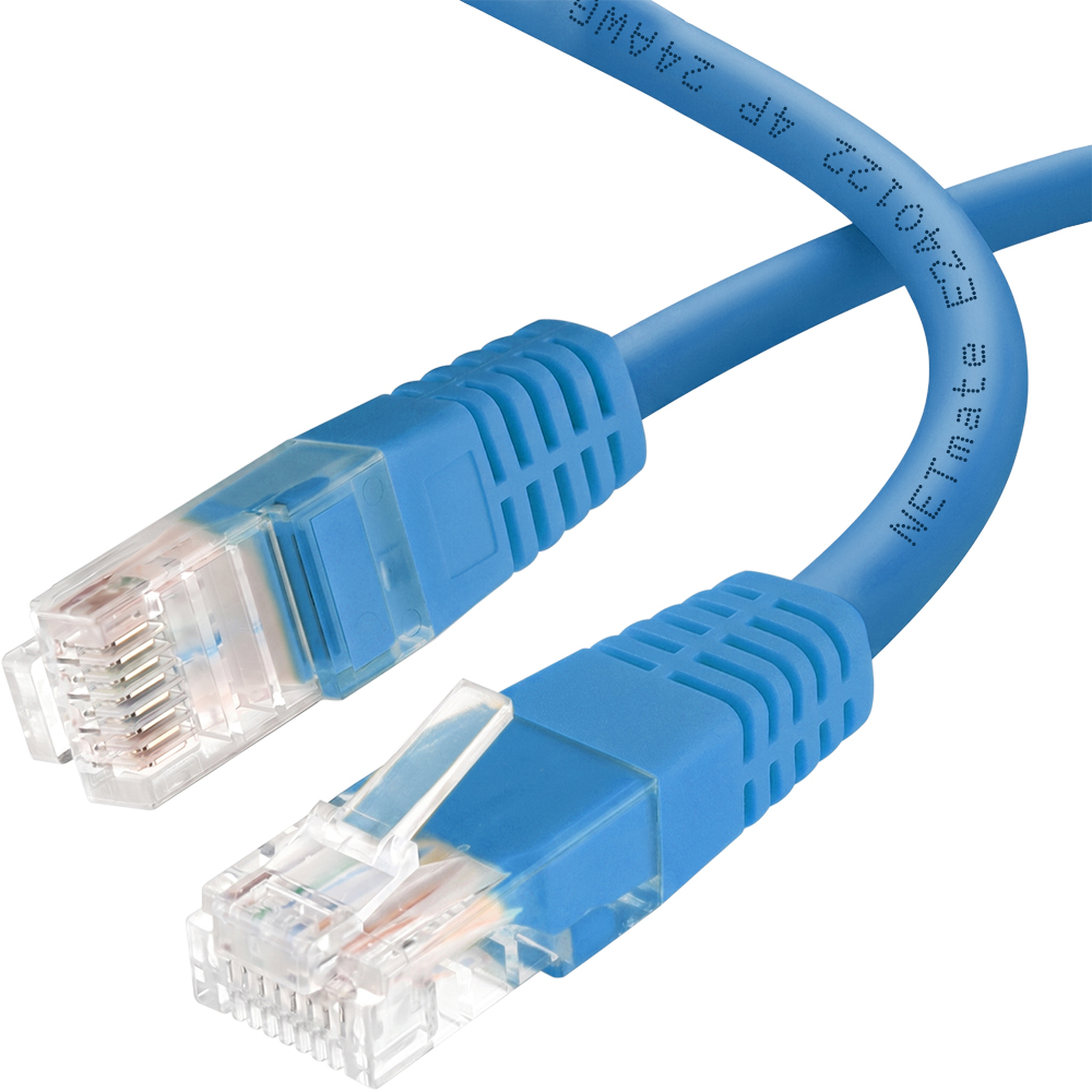강원전자 넷메이트 CAT.6 UTP 랜 케이블 7m, 블루 NMC-U607BL