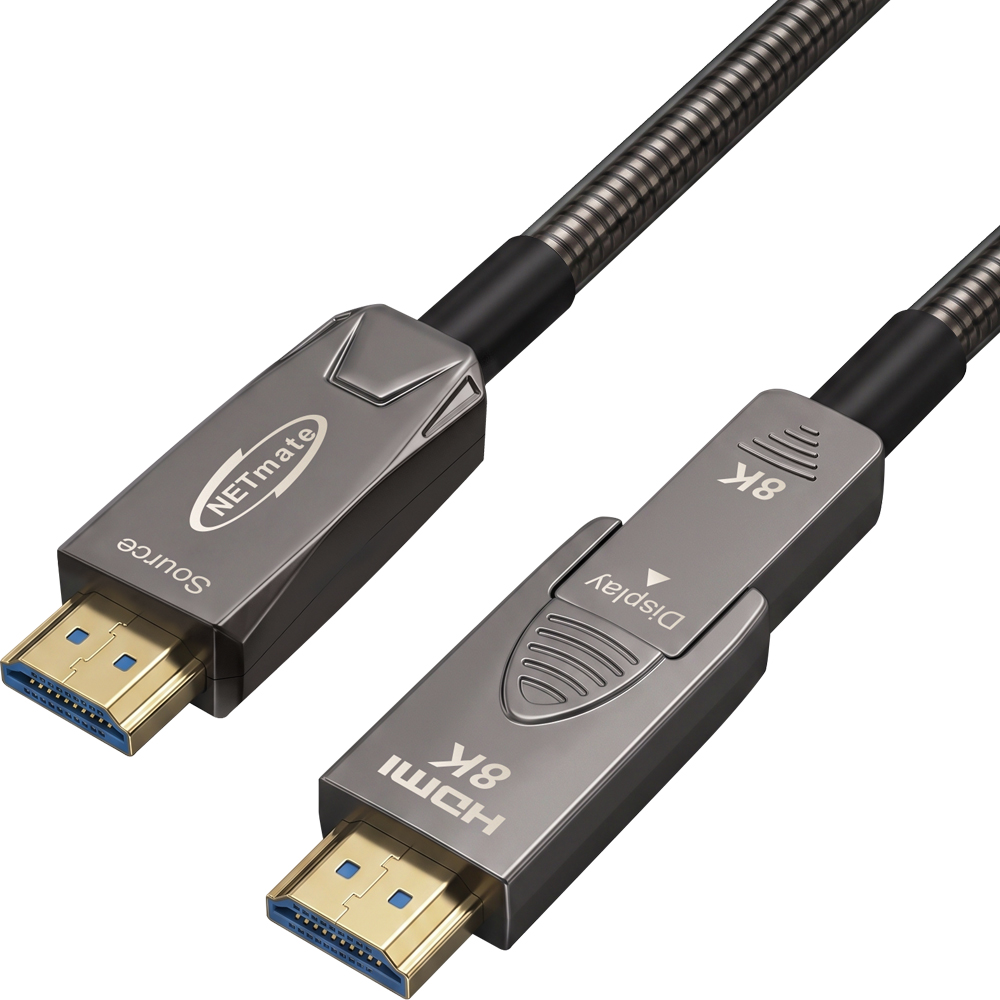 강원전자 넷메이트 아머드 HDMI2.1 AOC 배관용 케이블 50m NM-HAA50TD