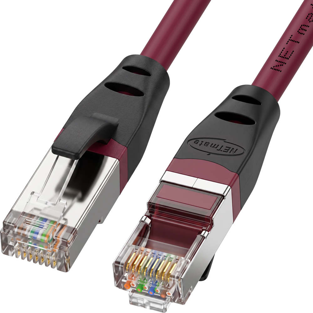 강원전자 넷메이트 CAT.8 SSTP 랜 케이블 1m NM-U810DR