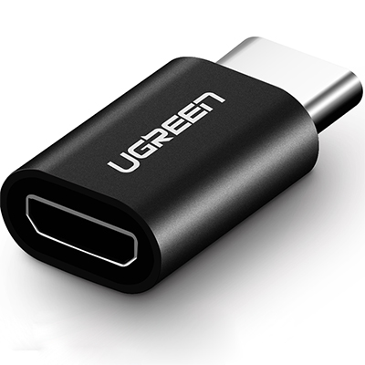 Ugreen  U-30391 USB2.0 Micro 5핀(F)-CM 젠더 (블랙)
