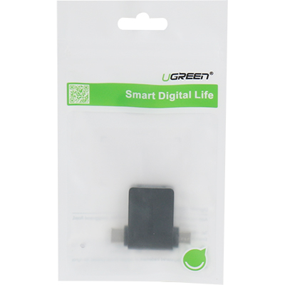 Ugreen U-30453 USB 3.1(3.0)  모바일 OTG 2 in 1 젠더 (블랙)