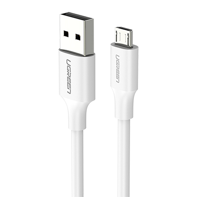 Ugreen U-60143 USB2.0 마이크로 5핀 케이블 2m (화이트)