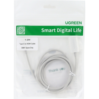 Ugreen U-30841 USB3.1 Type C to HDMI 컨버터(1.5m)