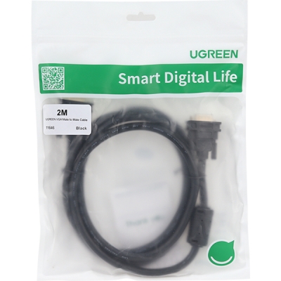 Ugreen U-11646 RGB 3+6 모니터 케이블 2m (블랙)