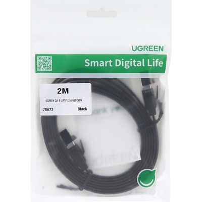 Ugreen U-70672 CAT.8 STP FLAT 랜 케이블 2m