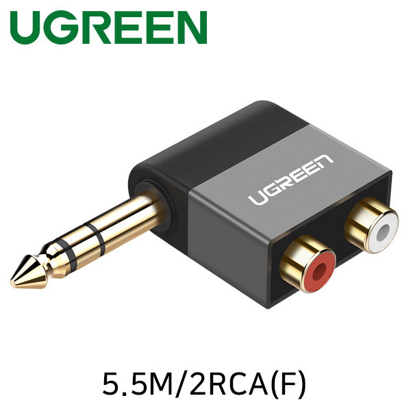 Ugreen U-40846 5.5M/2RCA(F) Y형 젠더