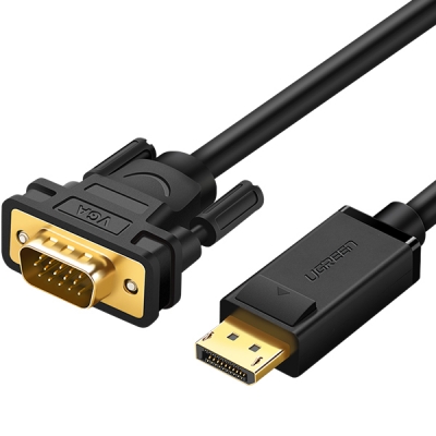 Ugreen U-10235 DisplayPort to VGA(RGB) 컨버터(케이블 타입 2m)