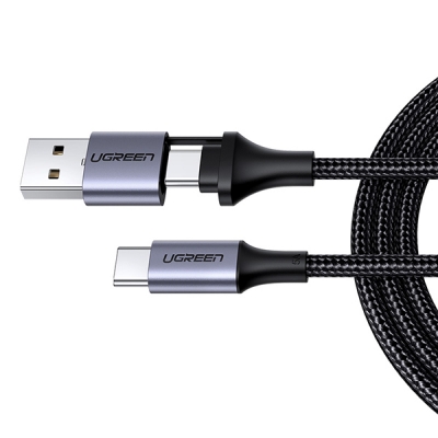Ugreen U-70416 모바일 2in1 멀티 충전 케이블 1m  (USB2.0&Type C)