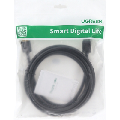 Ugreen U-10122 4K 30Hz HDMI 1.4 케이블 3m (위쪽 꺾임)