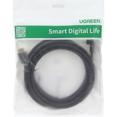 Ugreen U-10174 4K 30Hz HDMI 1.4 케이블 3m (아래쪽 꺾임)