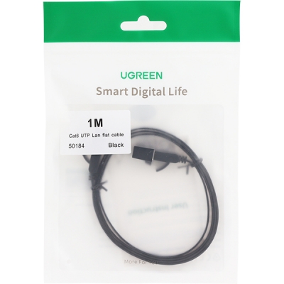 Ugreen U-50184 CAT.6 UTP FLAT 랜 케이블 1m