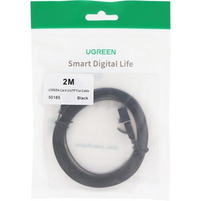 Ugreen U-50185 CAT.6 UTP FLAT 랜 케이블 2m