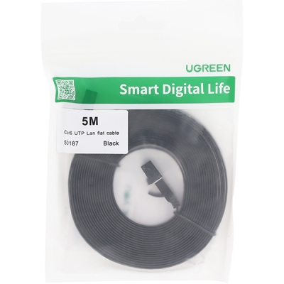 Ugreen U-50187 CAT.6 UTP FLAT 랜 케이블 5m