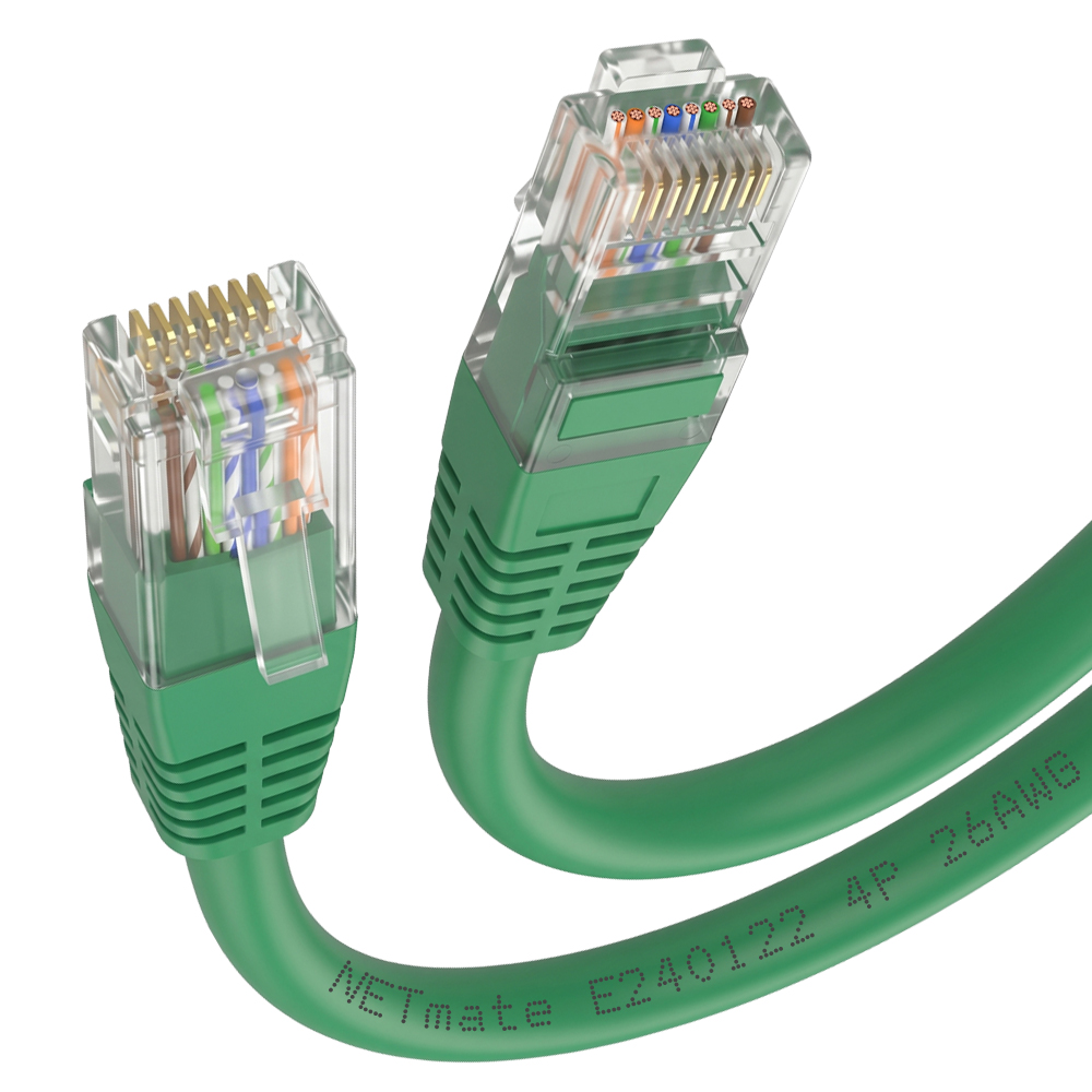 강원전자 넷메이트 CAT.5E UTP 랜 케이블 5m, 그린 NMC-U505GN