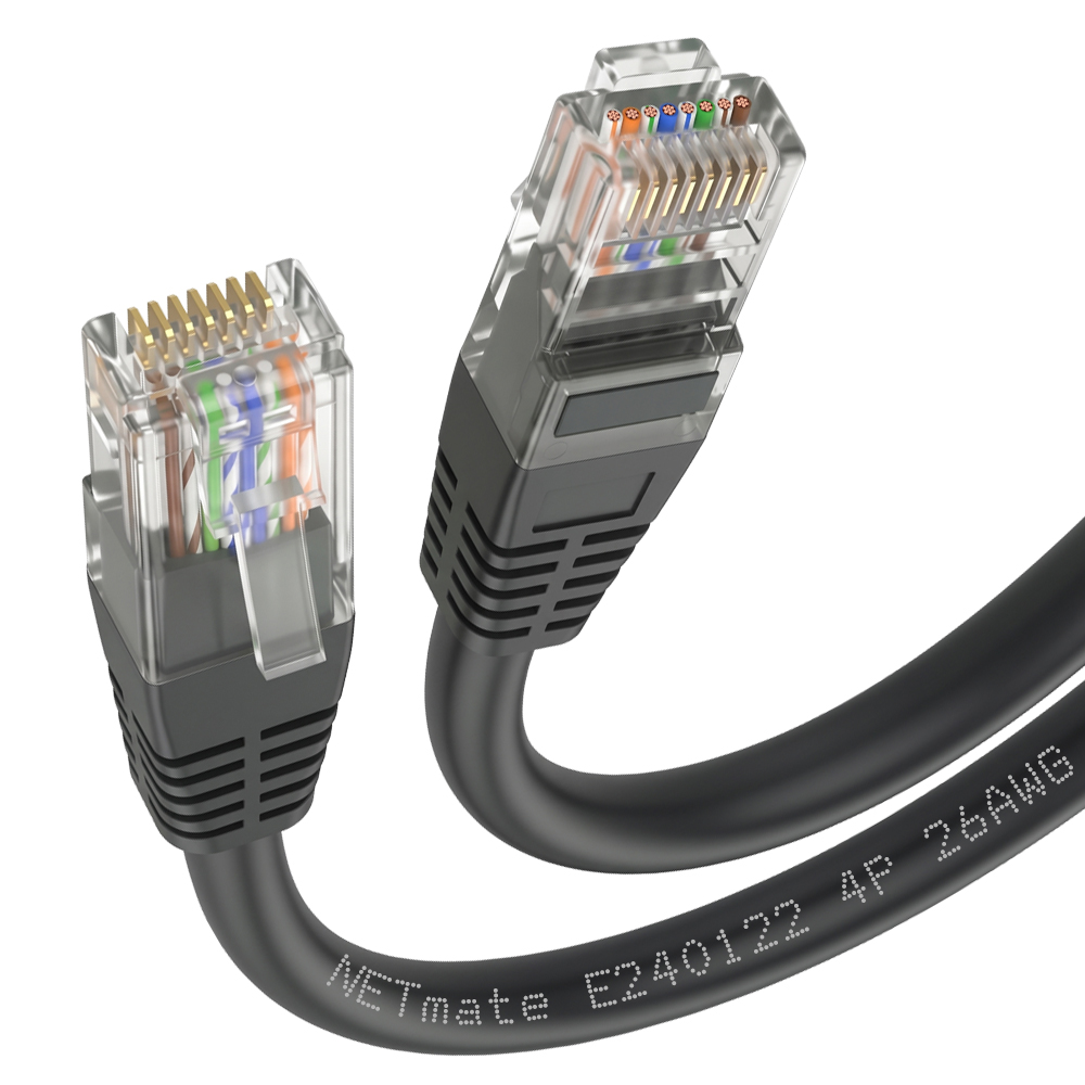 강원전자 넷메이트 CAT.5E UTP 랜 케이블 30m, 블랙 NMC-U530BK
