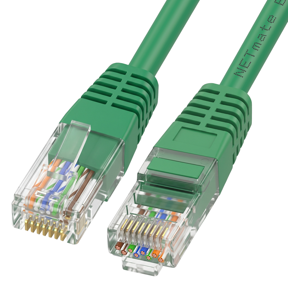 강원전자 넷메이트 CAT.6 UTP 랜 케이블 20m, 그린 NMC-U620GN