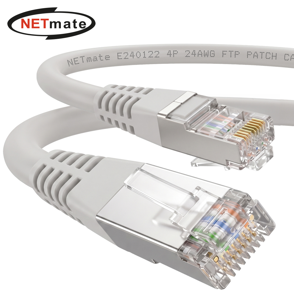 강원전자 넷메이트 CAT.6 FTP 랜 케이블 1.5m NMC-USF615