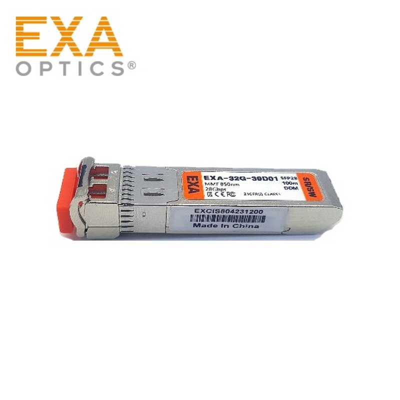 EXA GBIC Finisar FTLF8532P4BCV 32G SFP28 SR 100m 호환 광모듈 EXA-32G-39D01-FIN