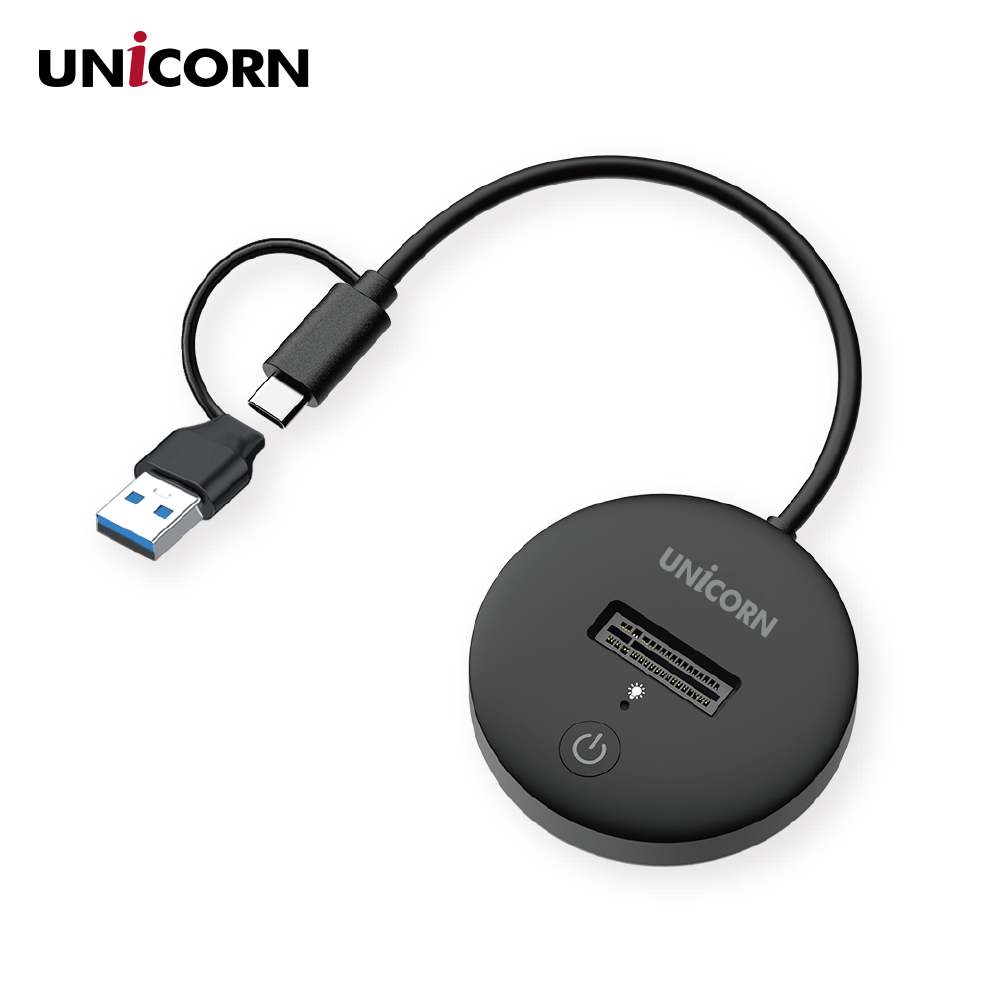 유니콘 NVMe SSD 도킹스테이션 M.2외장케이스 USB A+C타입 SM-600DP
