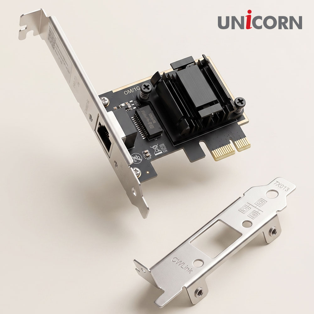 유니콘 PCI Express 2.5기가비트 유선랜카드 데스크탑용 GIGA-2500EX