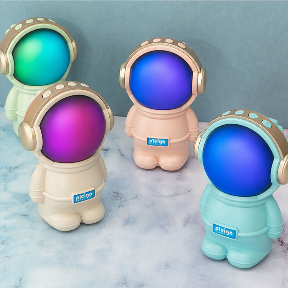 플레이고 BS71 민트 무선 RGB 우주인 조명 블루투스 스피커
