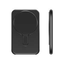 Coms 맥세이프 0.82cm 초슬림 보조배터리 5000mAh Black 고속충전 무선충전
