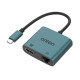 Coms C타입 to HDMI 4K@60Hz 컨버터 RJ45 랜 100Mbps 젠더