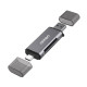Coms 카드리더기 2 in 1 C타입 USB 3.0 TF Micro SD SD