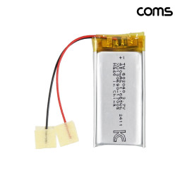 Coms 602040 리튬폴리머 배터리 충전지 3.7V 450mAh