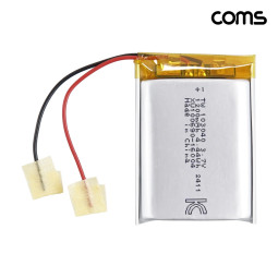 Coms 103040 리튬폴리머 배터리 충전지 3.7V 1200mAh