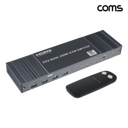 Coms HDMI KVM 스위치 선택기 HDMI 2대의 PC 모니터 제어 8K 60Hz