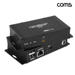 Coms HDMI KVM 리피터 120m 4K UHD 키보드 마우스 연결