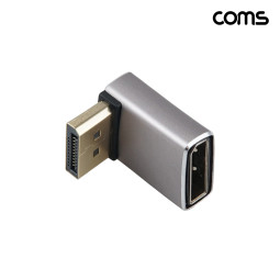 Coms 디스플레이 포트 DP 연장 꺾임 젠더 MF 8K 60Hz UHD 하