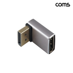 Coms 디스플레이 포트 DP 연장 꺾임 젠더 MF 8K 60Hz UHD 상