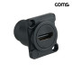Coms HDMI 패널 마운트 연장 포트 사각 고정형