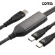 Coms 2in1 C타입 PD 140W Y형 케이블 1.2m 고속충전 및 데이터전송