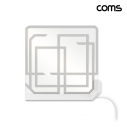 Coms 디지털 TV 실내용 안테나 수신기 정사각형 지상파 방송 UHD