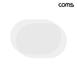 Coms 차량용 사이드 미러 방수 필름 타원형 2개입 135 x 95 mm