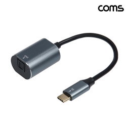 Coms USB-C to SPDIF 오디오광 각 케이블 MF 15cm C타입 오디오 변환