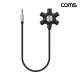 Coms 3.5mm 오디오 분배기 스테레오 5분배 젠더