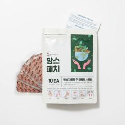 맘스패치 1팩 10매 한방파스 한방패치 천연한약재 근육 어깨통증완화