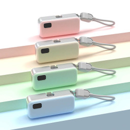 넥스트유 도킹형 보조배터리 5000mAh 핑크 1013QPB MINI