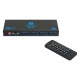 넥스트유 HDMI 2.0 매트릭스 스위치 4입력 4출력 4K 4344UHDM