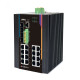 넥스트유 산업용 PoE L2 스위칭허브 16포트 10G SFP POE9968DX