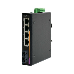 넥스트유 산업용 100Mbps 스위칭허브 4포트 SC 0814FDT-SCS