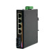 넥스트유 산업용 100Mbps 스위칭허브 4포트 SC 0814FDT-SCS