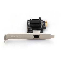 넥스트유 5기가비트 PCIe 유선 랜카드 RJ45 1포트 5003K EX