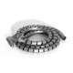넥스트유 전선정리 매직 케이블 2.5m 28mm 그레이 TMC228GY
