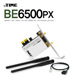 ipTIME 11be 무선 랜카드 BE6500PX